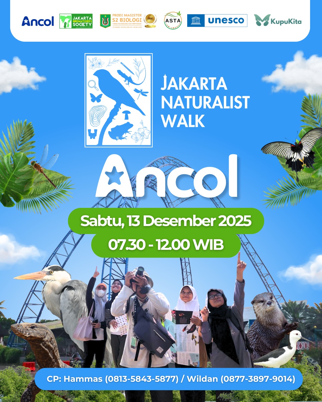JAKARTA NATURALIST WALK Seri ke-4 di Ancol Taman Impian